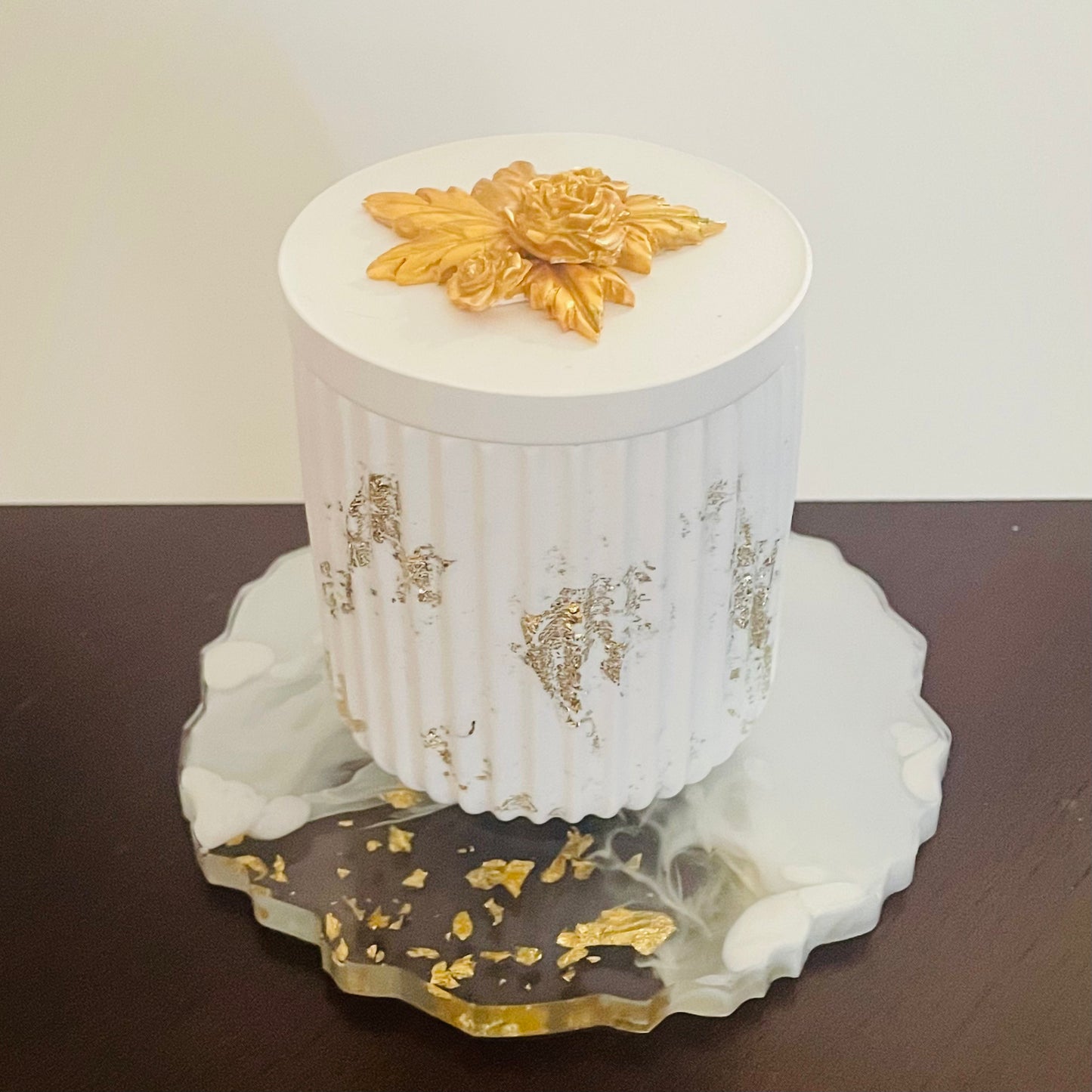 Echo-Resin Jar with Candle