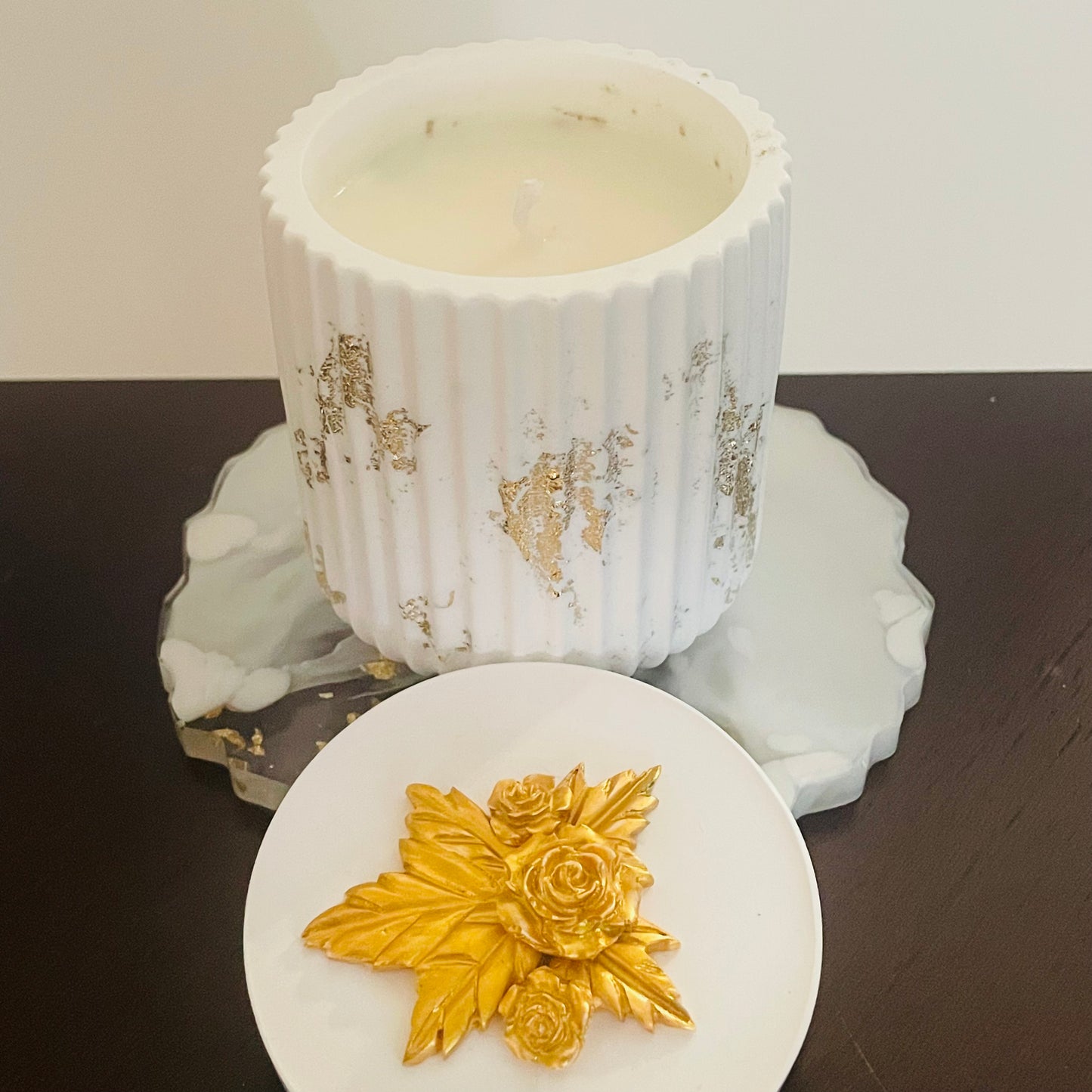 Echo-Resin Jar with Candle