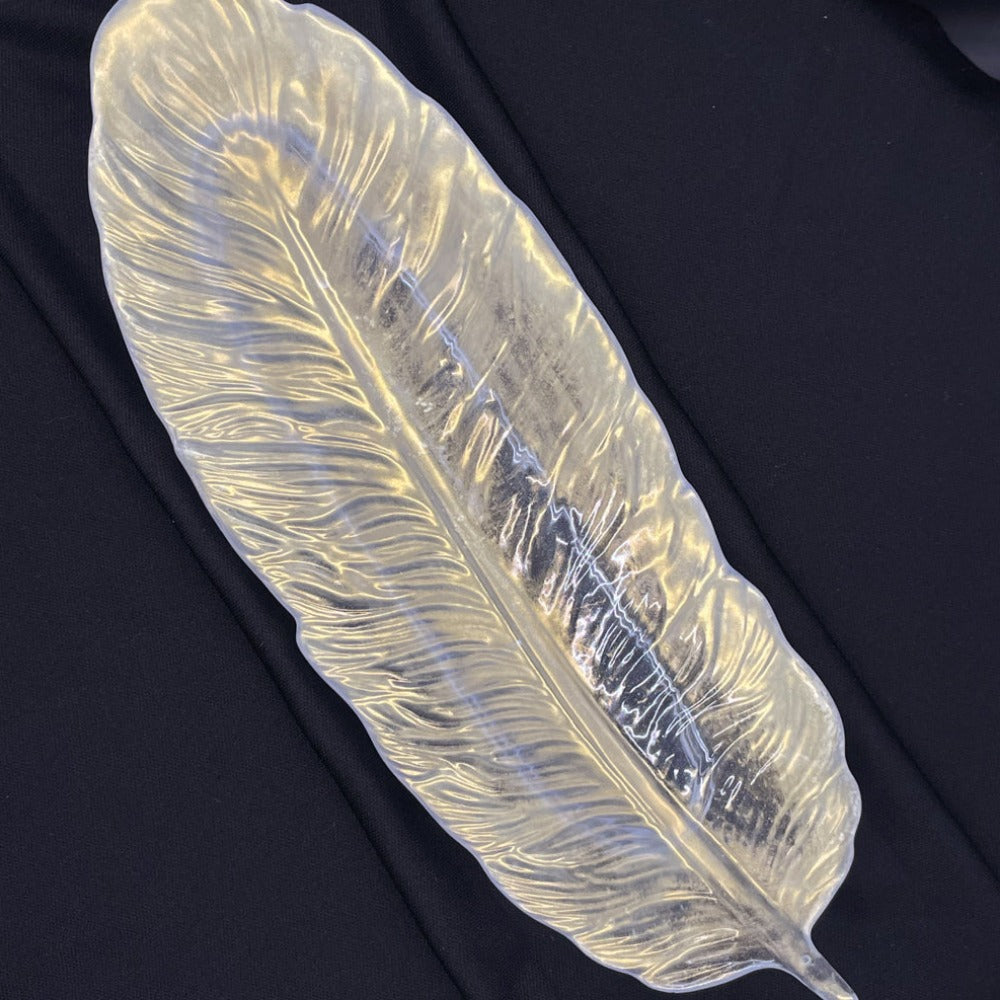 Resin Feather Tray